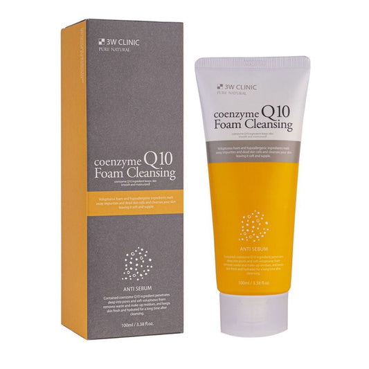 3W Clinic Coenzyme Q10 Foam Cleansing - Miessential