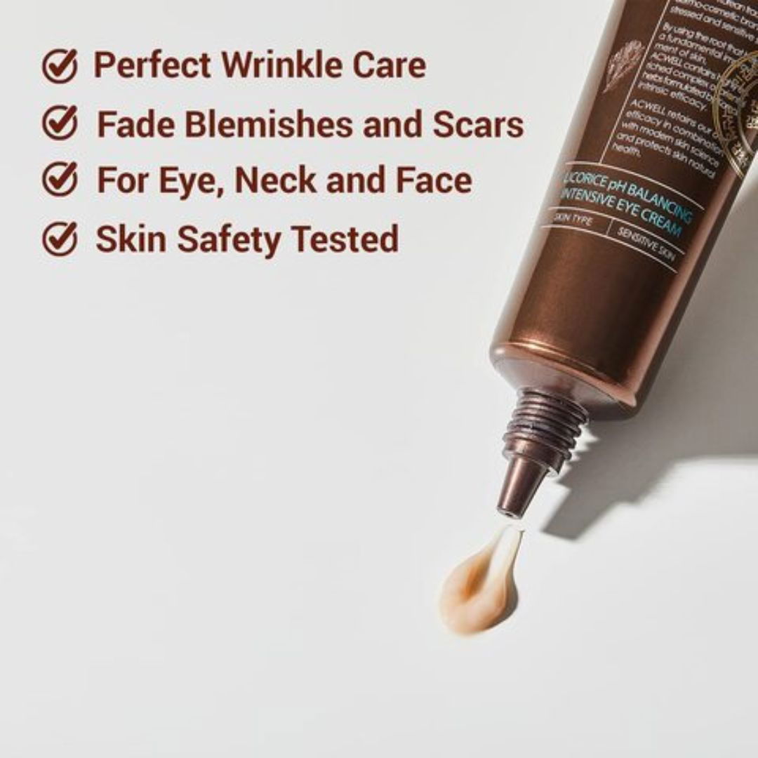 Acwell Licorice pH Balancing Intensive Eye Cream - Miessential