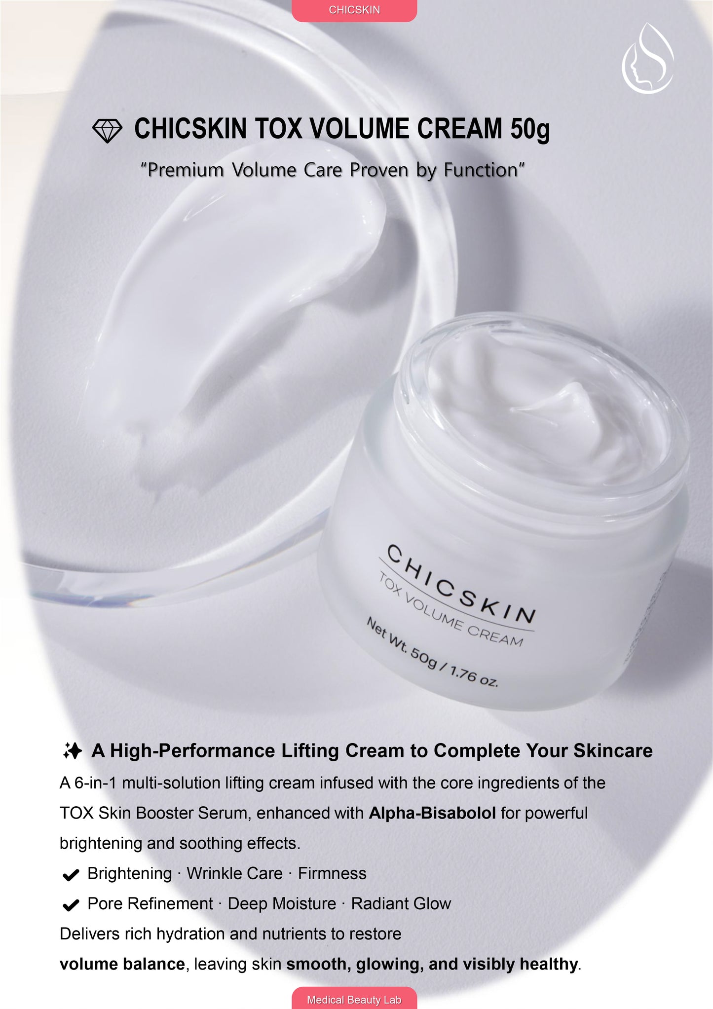 CHICSKIN TOX VOLUME CREAM 50g