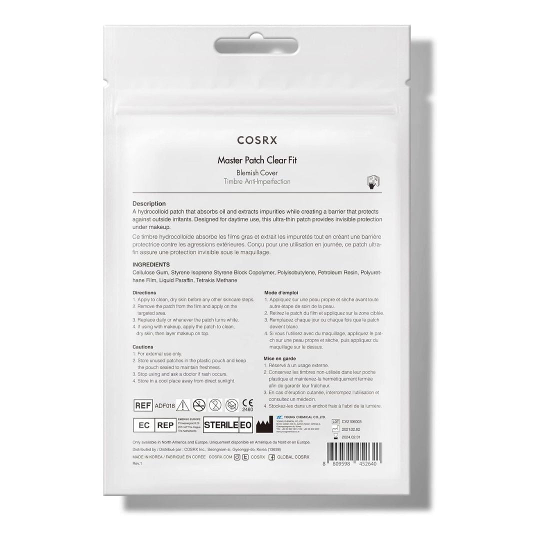 COSRX Clear Fit Master Patch - 18 Patches - Miessential