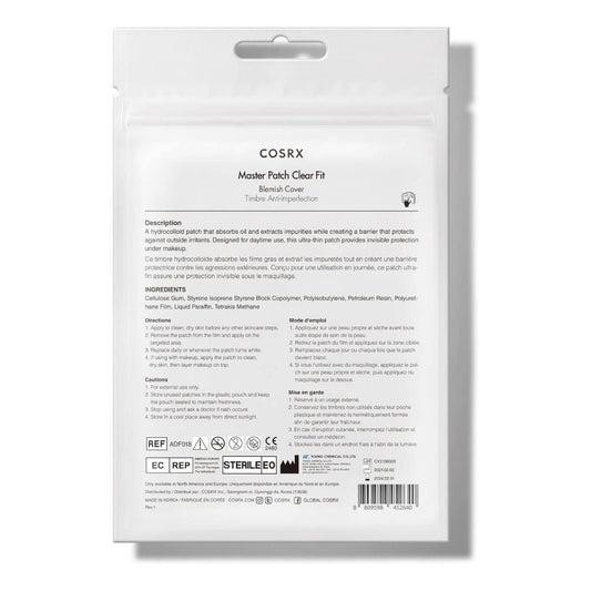 COSRX Clear Fit Master Patch - 18 Patches - Miessential