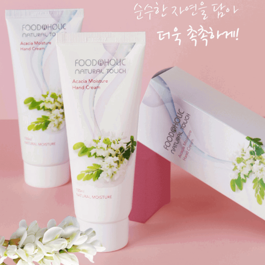 Foodaholic Natural Touch Acacia Moisture Hand Cream - Miessential