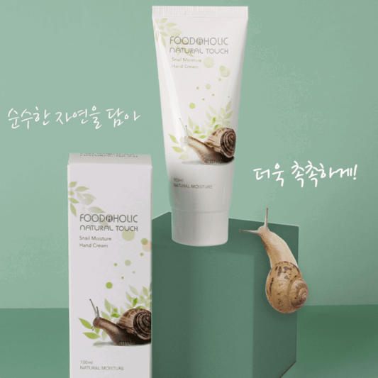 Foodaholic Natural Touch Snail Moisture Hand Cream - Miessential
