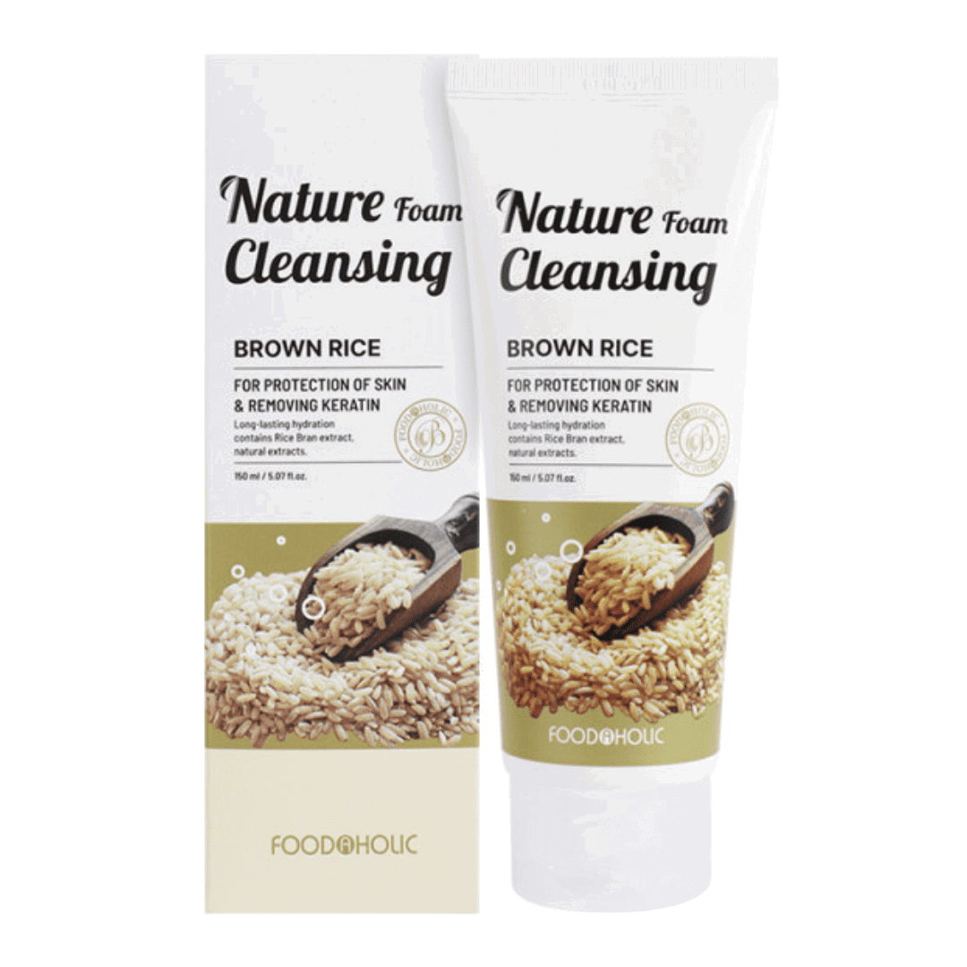 Foodaholic Nature Cleansing Foam Brown Rice - Miessential