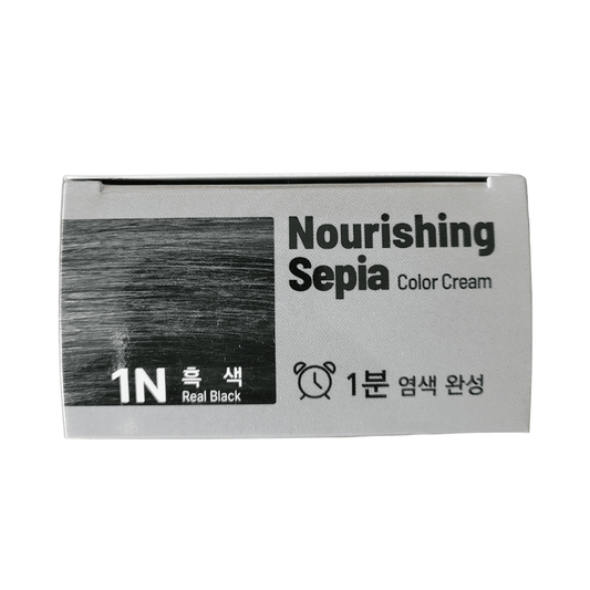 Foodaholic Nourishing Sepia 1 Min Hair Color 1N Real Black - Miessential