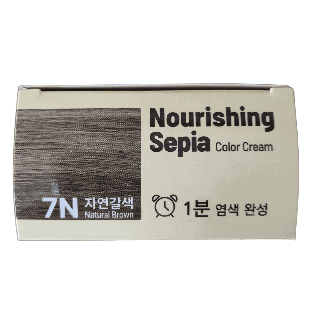 Foodaholic Nourishing Sepia 1 Min Hair Color 7N Natural Brown - Miessential