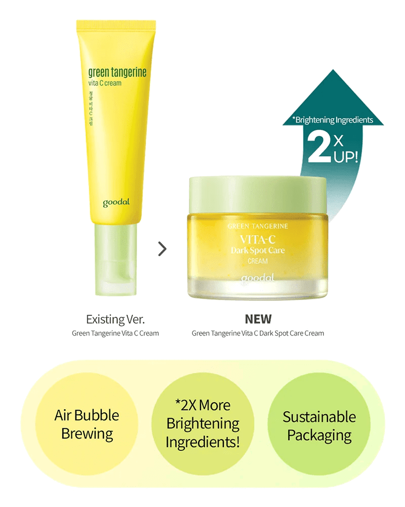 Goodal Green Tangerine Vita-C Dark Spot Care Cream - Miessential