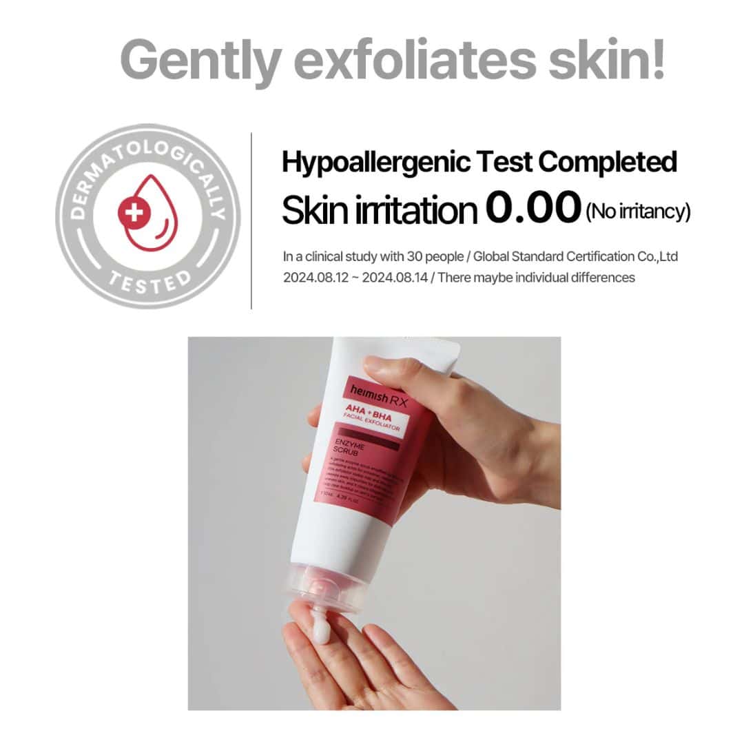 Heimish RX AHA + BHA Enzyme Scrub