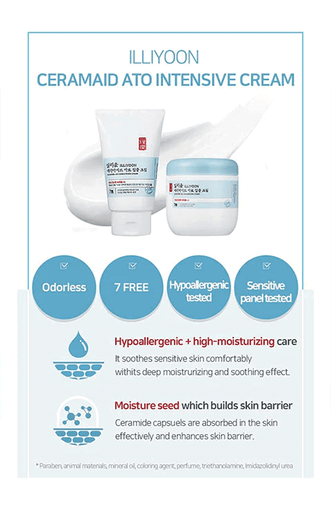 ILLIYOON Ceramide Ato Concentrate Cream 200ml - Miessential