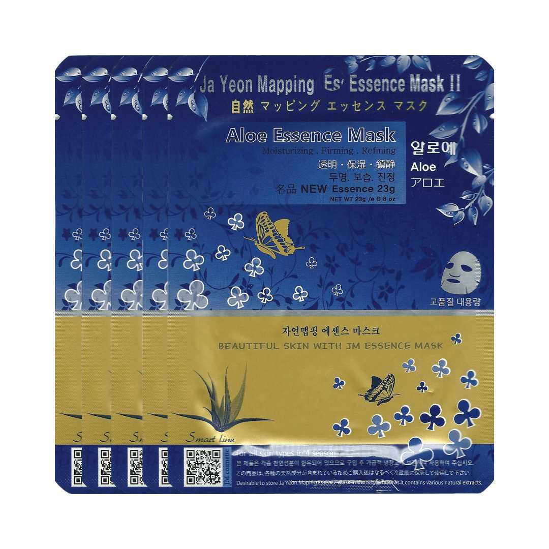 Ja Yeon Mapping Aloe Soothing Mask (5 PCS) - Miessential