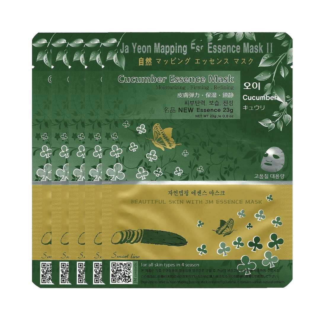 Ja Yeon Mapping Cucumber Restoring Mask (5 PCS) - Miessential
