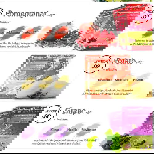 Ja Yeon Mapping Grape Anti-Inflammatory Mask (5 PCS) - Miessential