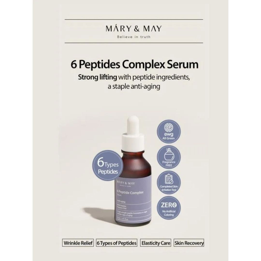Mary&May 6 Peptide complex Serum - Miessential