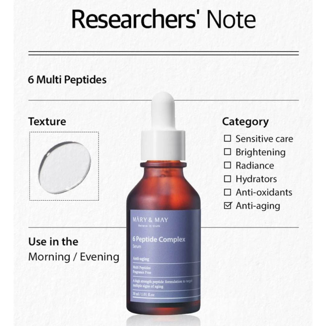 Mary&May 6 Peptide complex Serum - Miessential