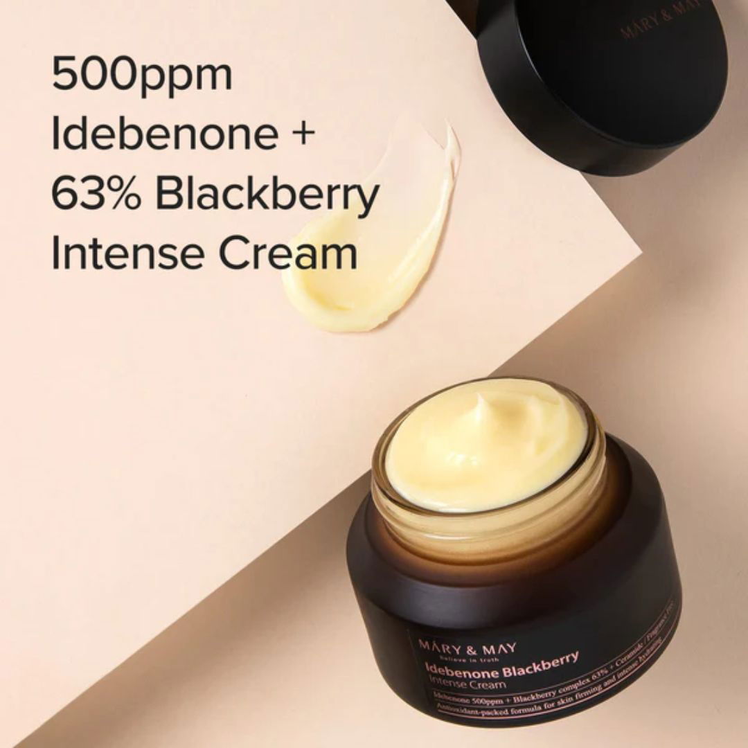 Mary&May Idebenone + Blackberry Intense Cream - Miessential