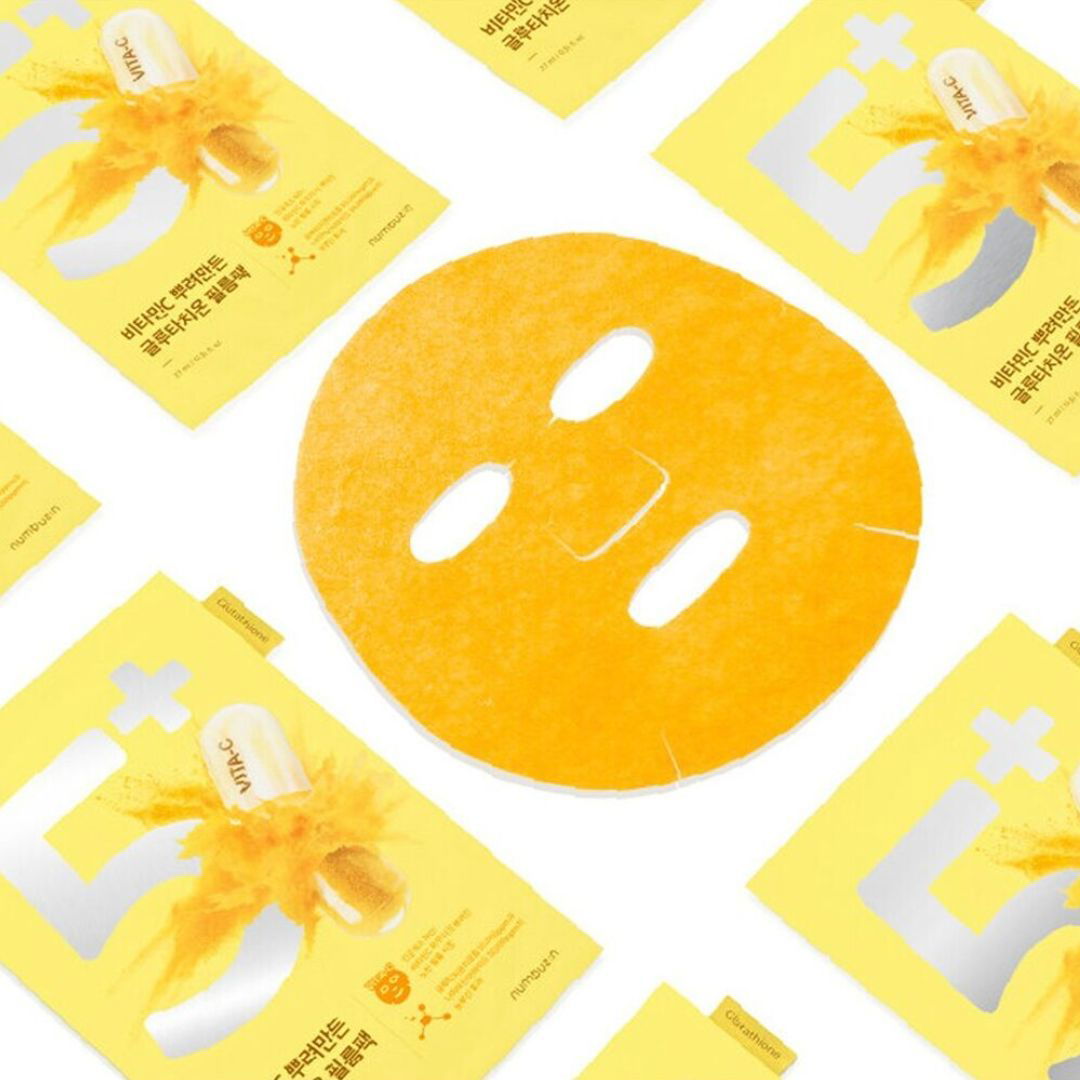 Numbuzin No.5 Vitamin Spotlight Sheet Mask ( 4ea ) - Miessential