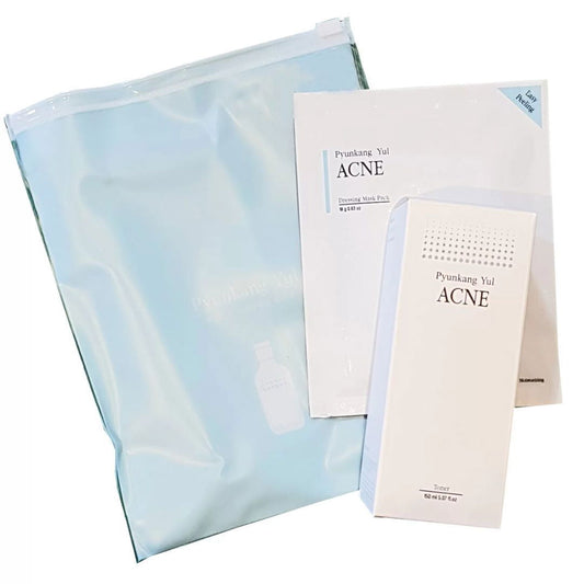 Pyunkang Yul Acne Toner + Mask Pouch Set (2 Items) - Miessential
