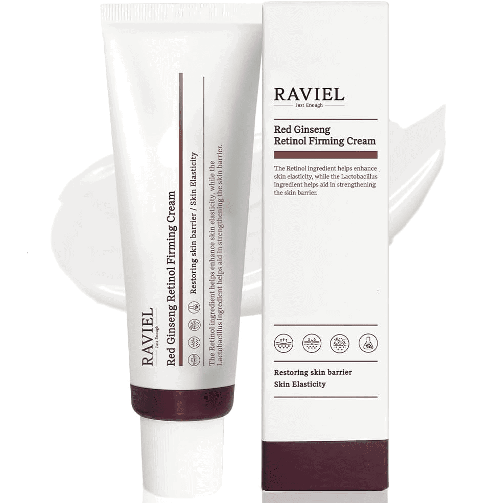 Raviel Red Ginseng Retinol Elasticity Cream 50ml 1.69oz - Miessential