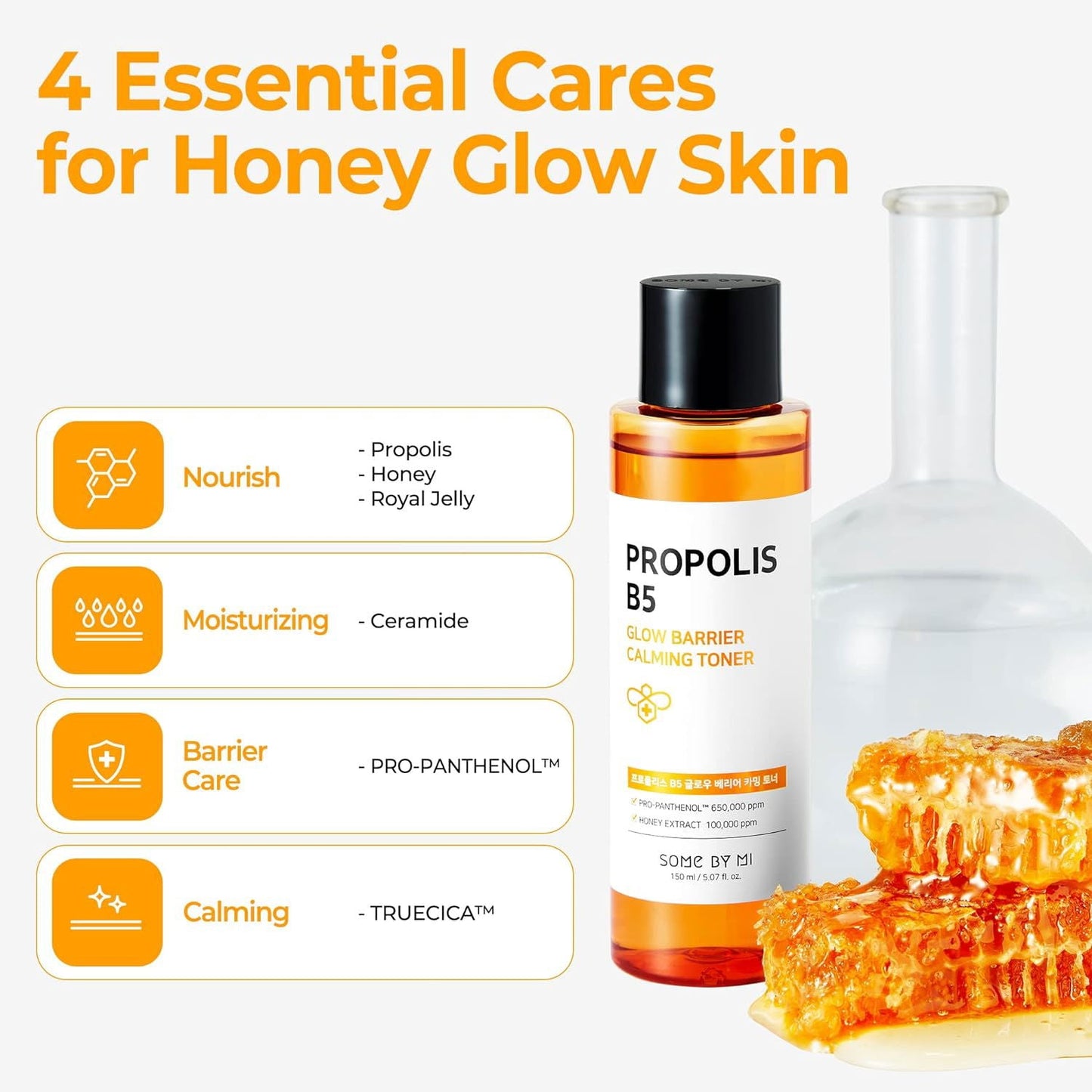 SOME BY MI Propolis B5 Glow Barrier Calming Toner - Miessential