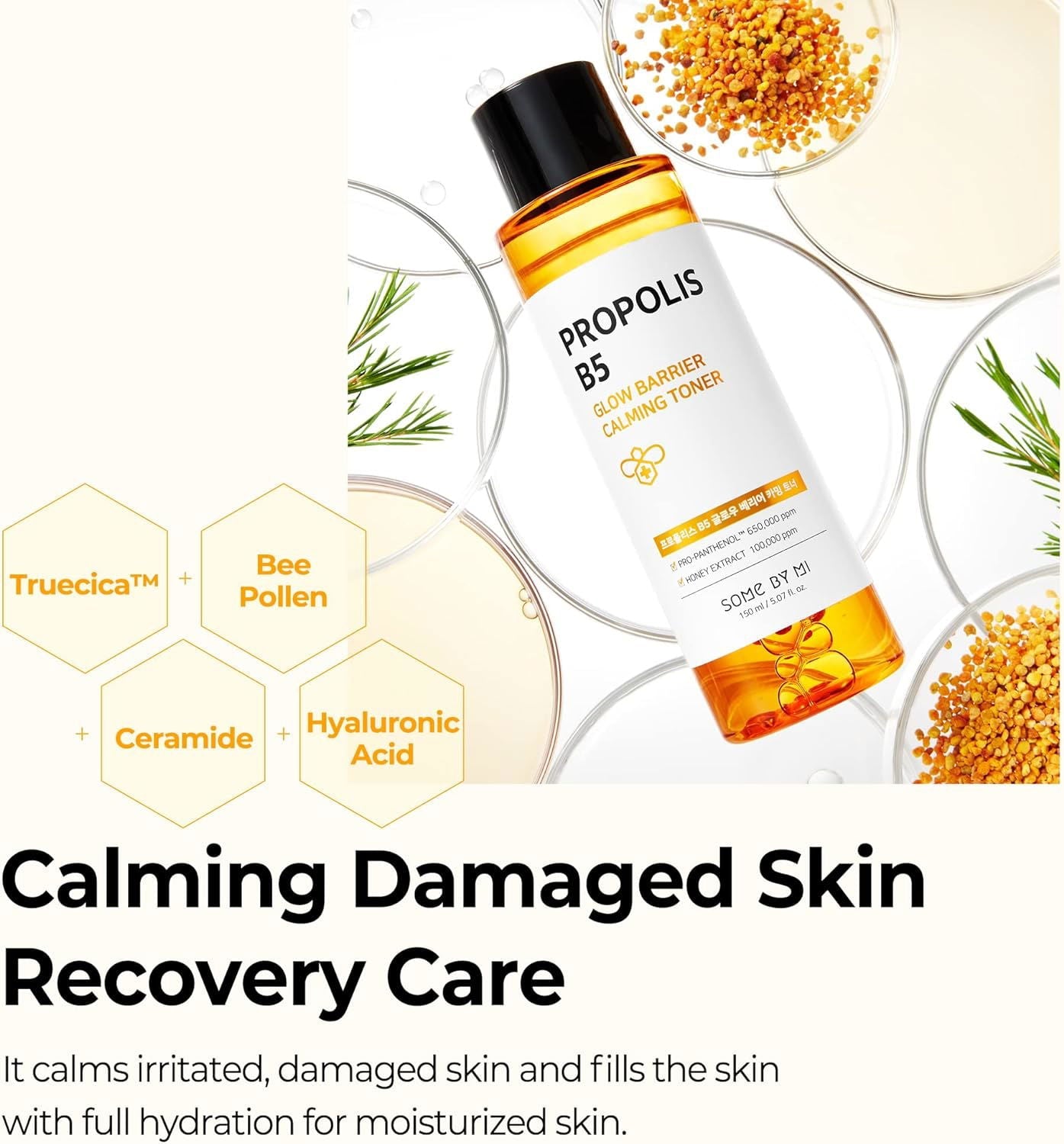 SOME BY MI Propolis B5 Glow Barrier Calming Toner - Miessential