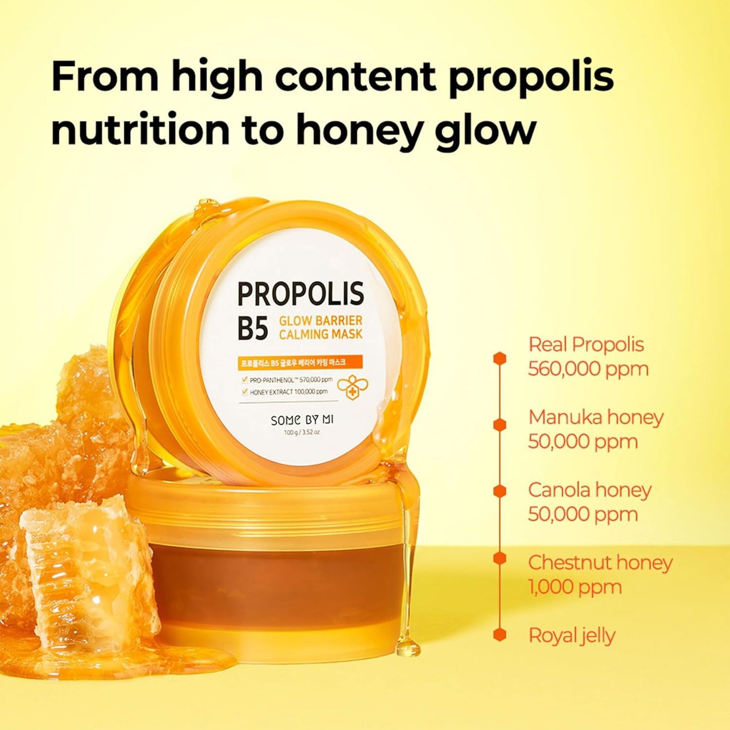 SOME BY MI Propolis B5 Grow Barrier Calming Masks - Miessential