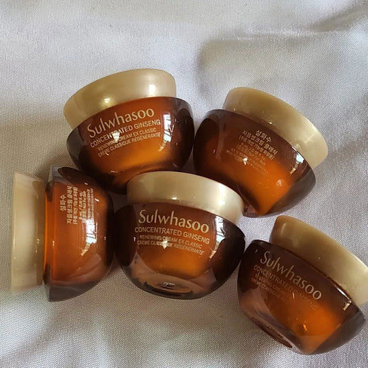 SULWHASOO Concentrated Ginseng Renewing Cream Ex Classic Mini 5ml (6 bottles) - Miessential