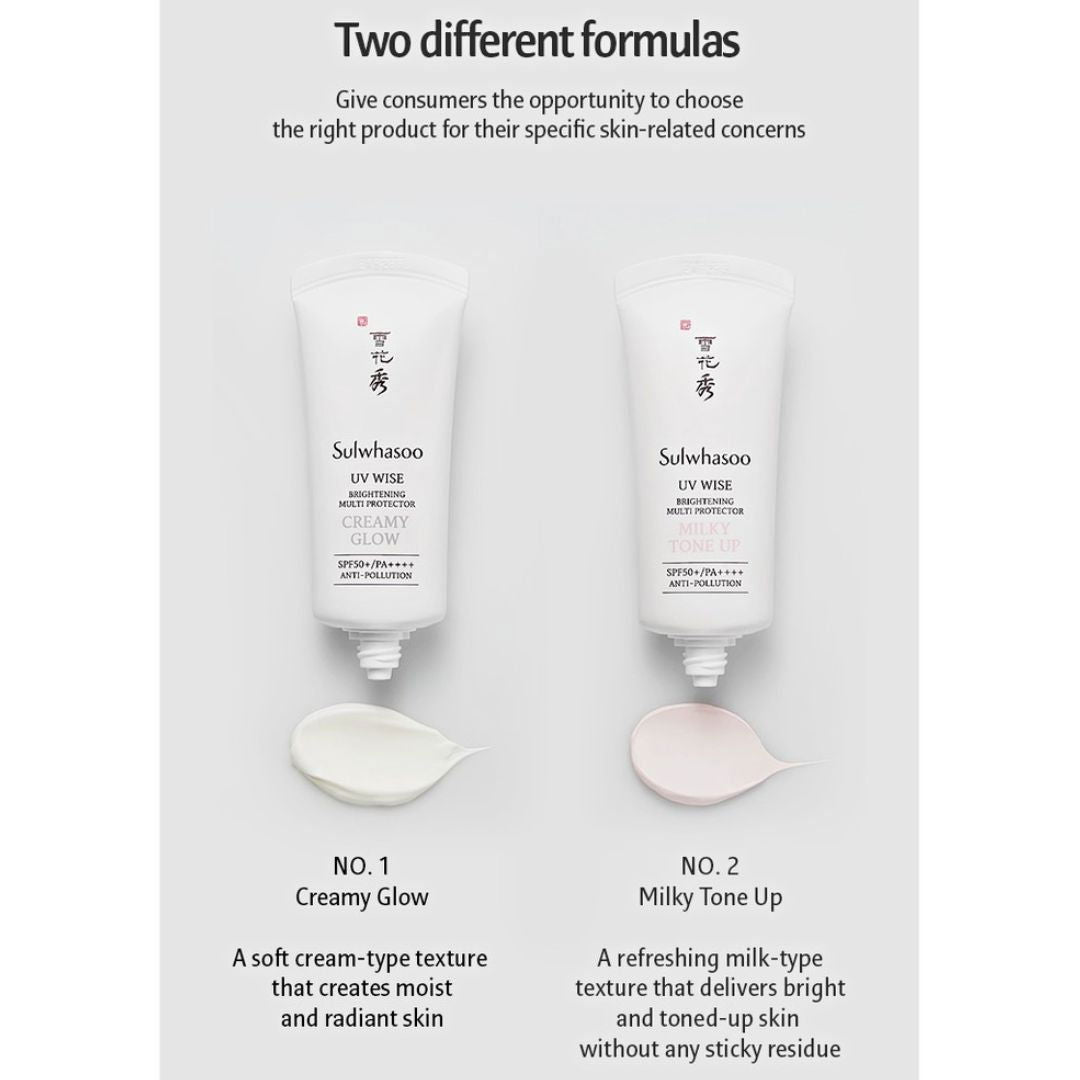 SULWHASOO UV Wise Brightening Multi Protector - Creamy Glow (10ml x 3pcs) - Miessential