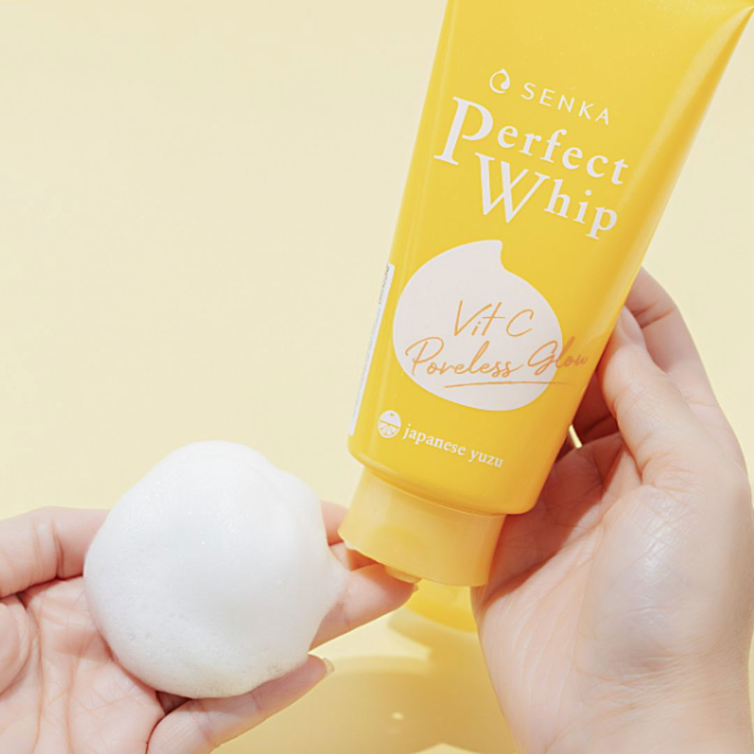 Shiseido Senka Perfect Whip Vitamin C Poreless Glow - Miessential