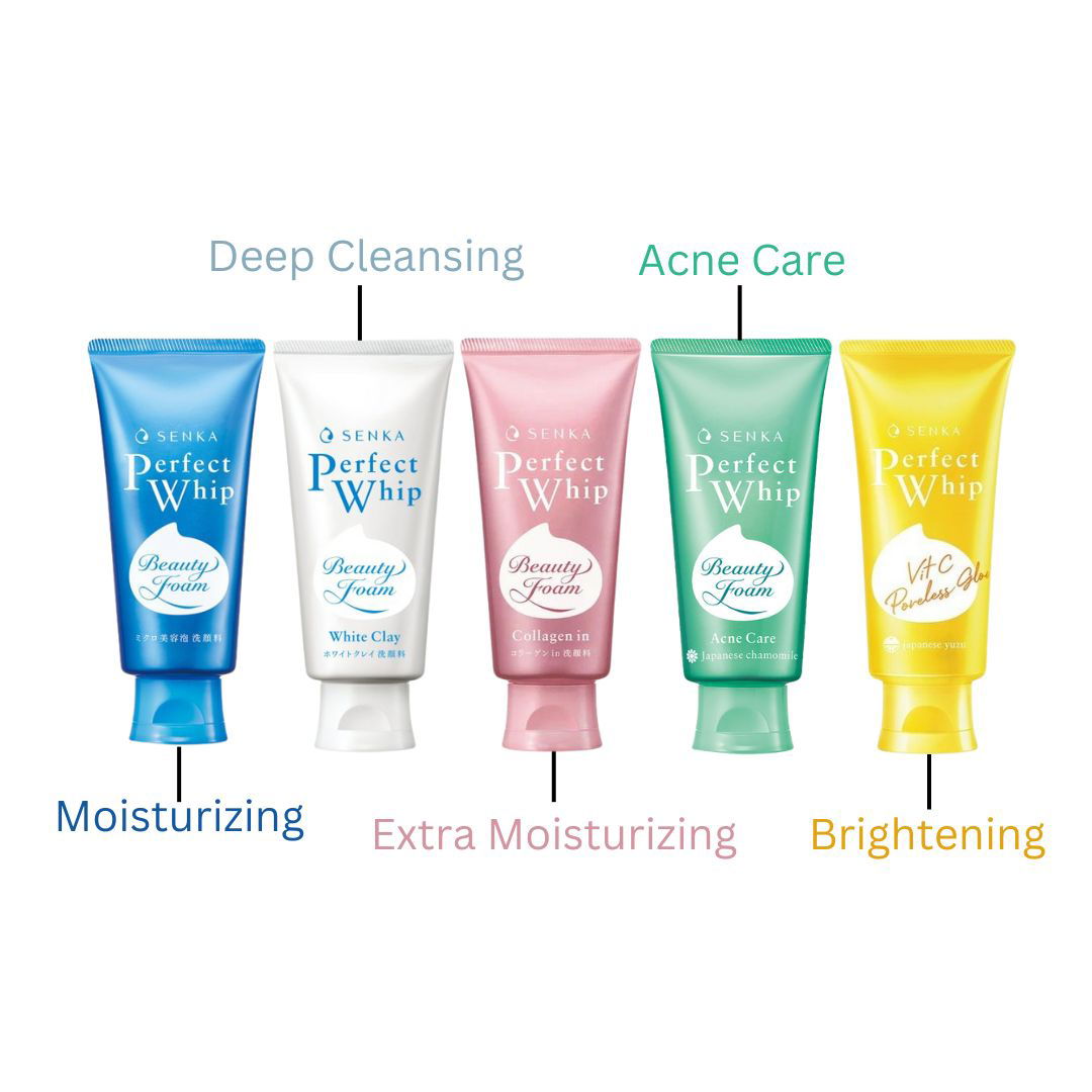 Shiseido Senka Perfect Whip Vitamin C Poreless Glow - Miessential
