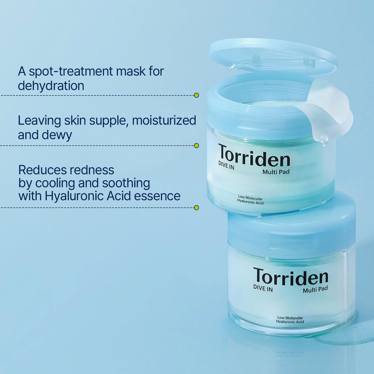 Torriden DIVE-IN Low Molecule Hyaluronic Acid Multi Pad - Miessential
