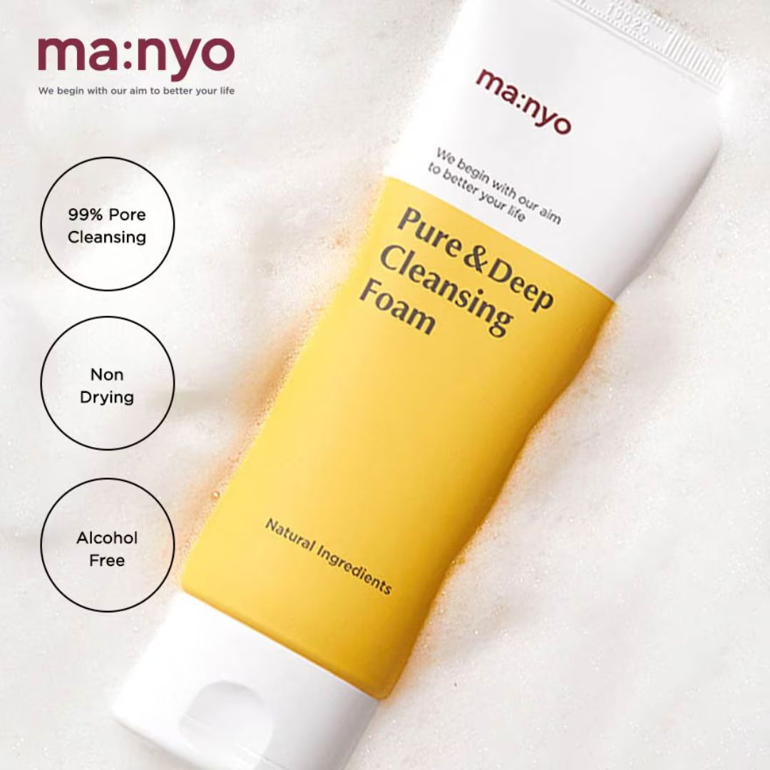 ma:nyo Pure & Deep Cleansing Foam (200ml) - Miessential