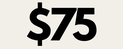Under $75