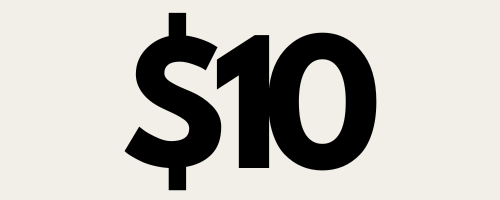 Under $10