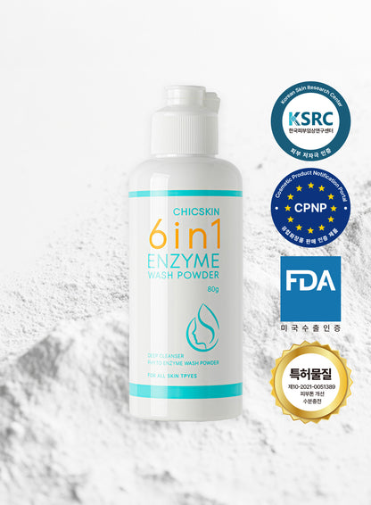 CHICSKIN 6in1 Enzyme Wash Powder 80g
