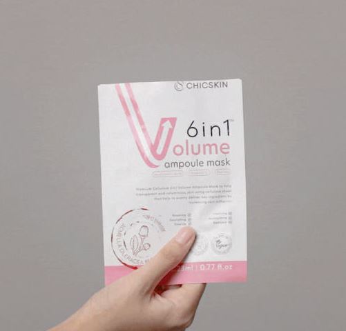 CHICSKIN 6-in-1 Volume Ampoule Mask 1 box [23ml x 5 sheets] cellulose sheet mask pack