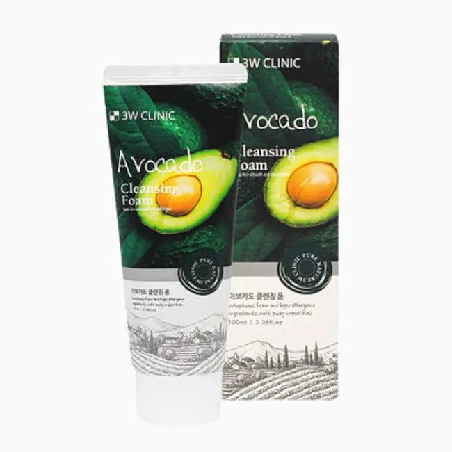 3W Clinic Avocado Cleansing Foam
