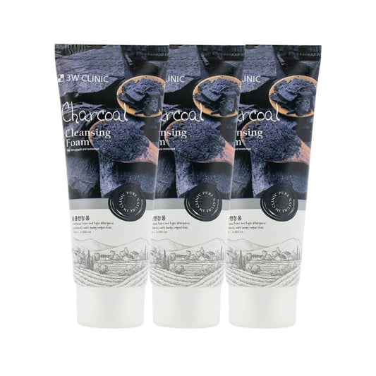 3W Clinic Charcoal Cleansing Foam
