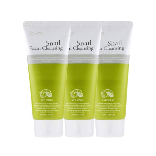 3W Clinic Snail Foam Cleansing