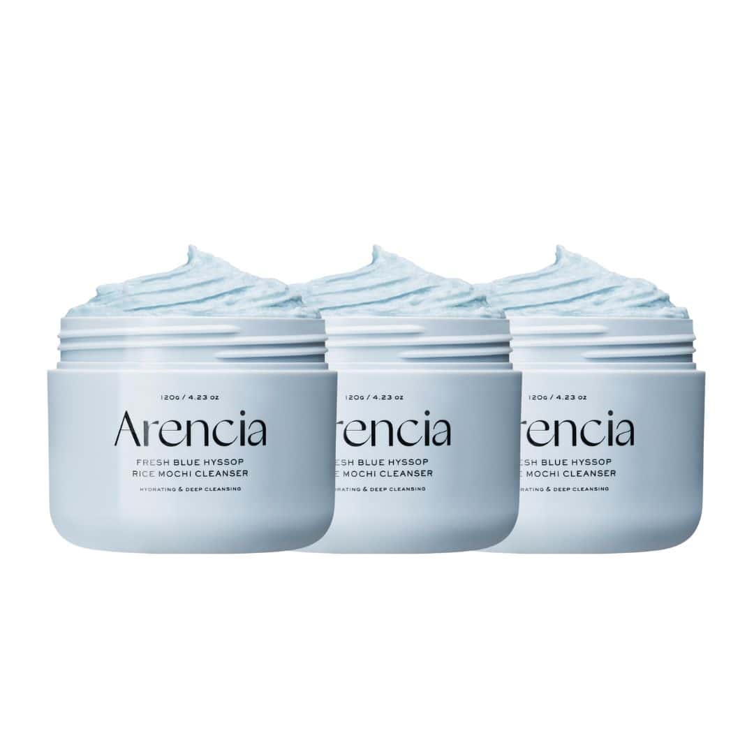 Arencia Fresh Blue Hyssop Rice Mochi Cleanser