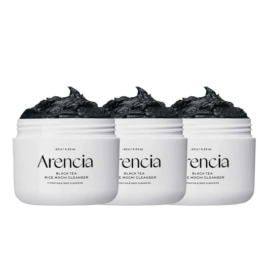 Arencia Black Tea Rice Mochi Cleanser
