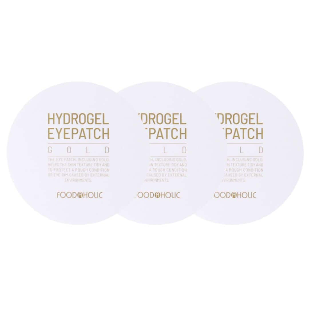 (3 Units) Foodaholic Hydrogel Eye Patch Gold