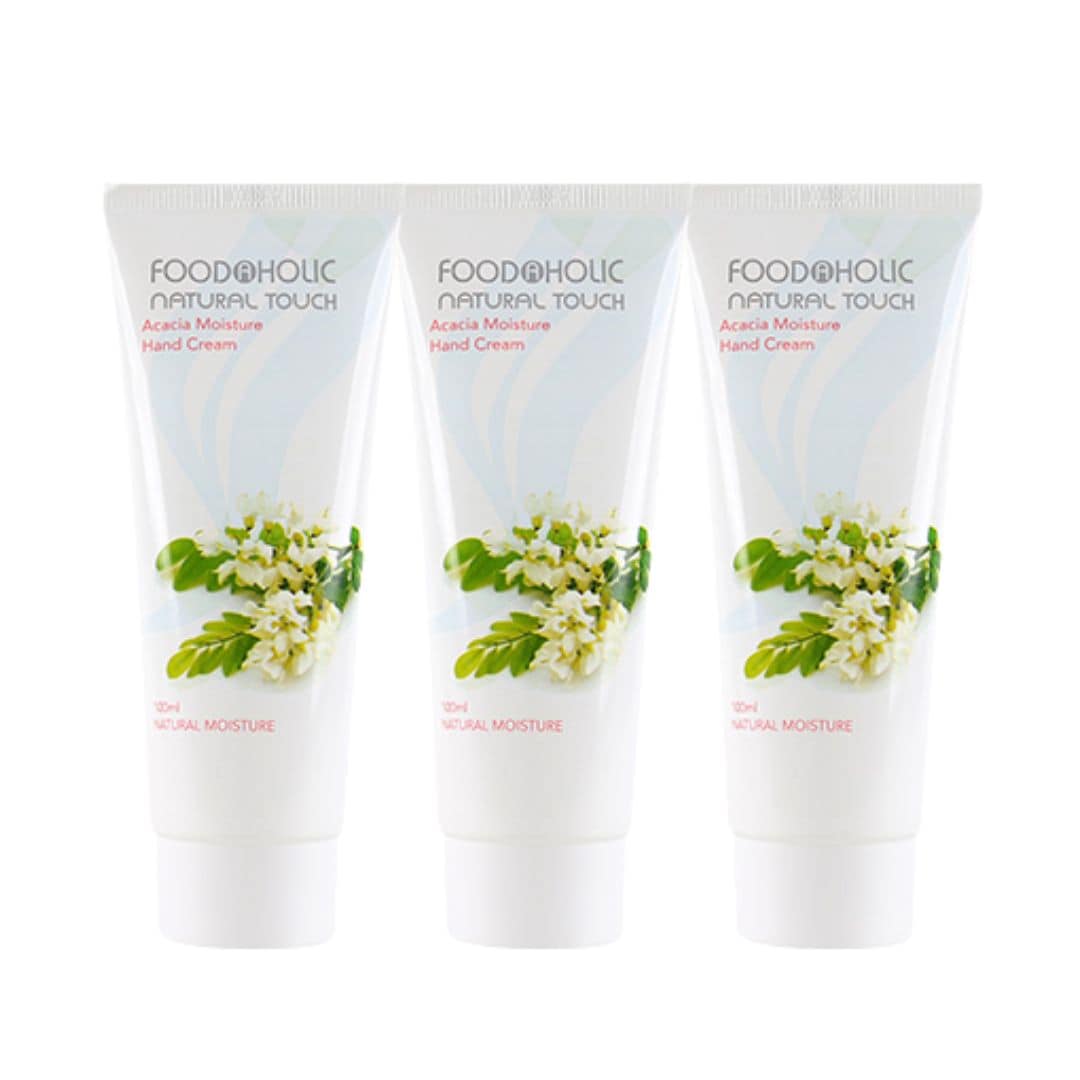 (3 Units) Foodaholic Natural Touch Acacia Moisture Hand Cream