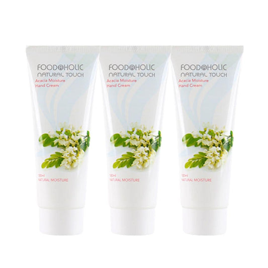 (3 Units) Foodaholic Natural Touch Acacia Moisture Hand Cream