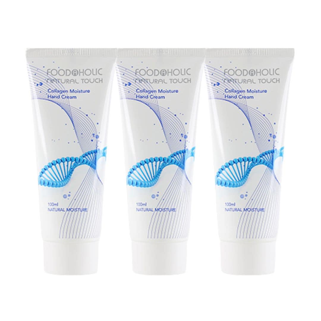 (3 Units) Foodaholic Natural Touch Collagen Moisture Hand Cream