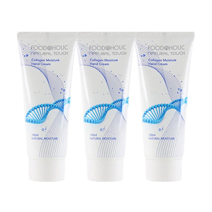 (3 Units) Foodaholic Natural Touch Collagen Moisture Hand Cream
