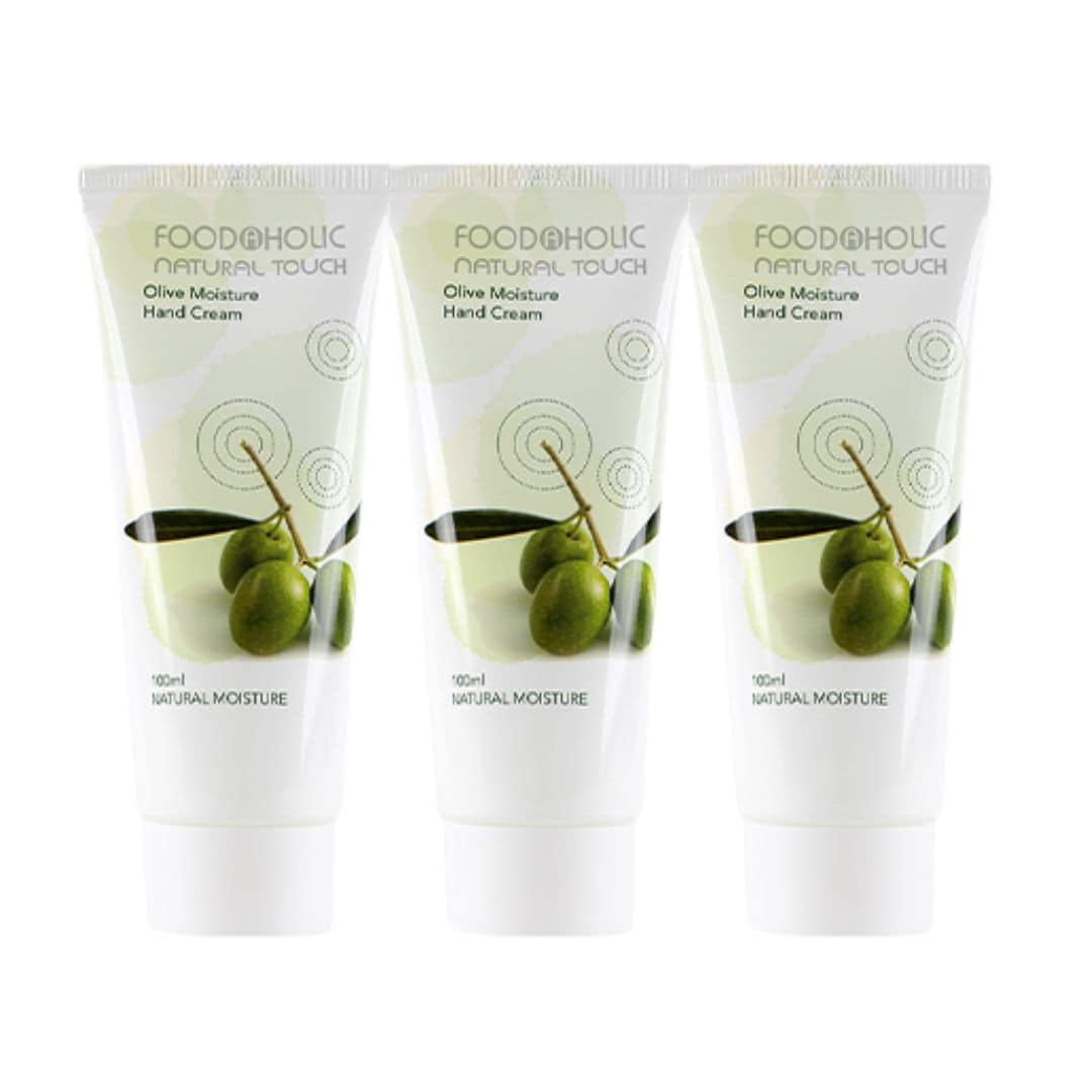 (3 Units) Foodaholic Natural Touch Olive Moisture Hand Cream