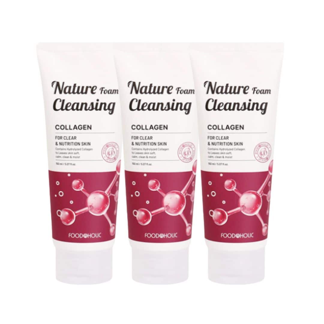 (3 Units) Foodaholic Nature Foam Cleansing Collagen