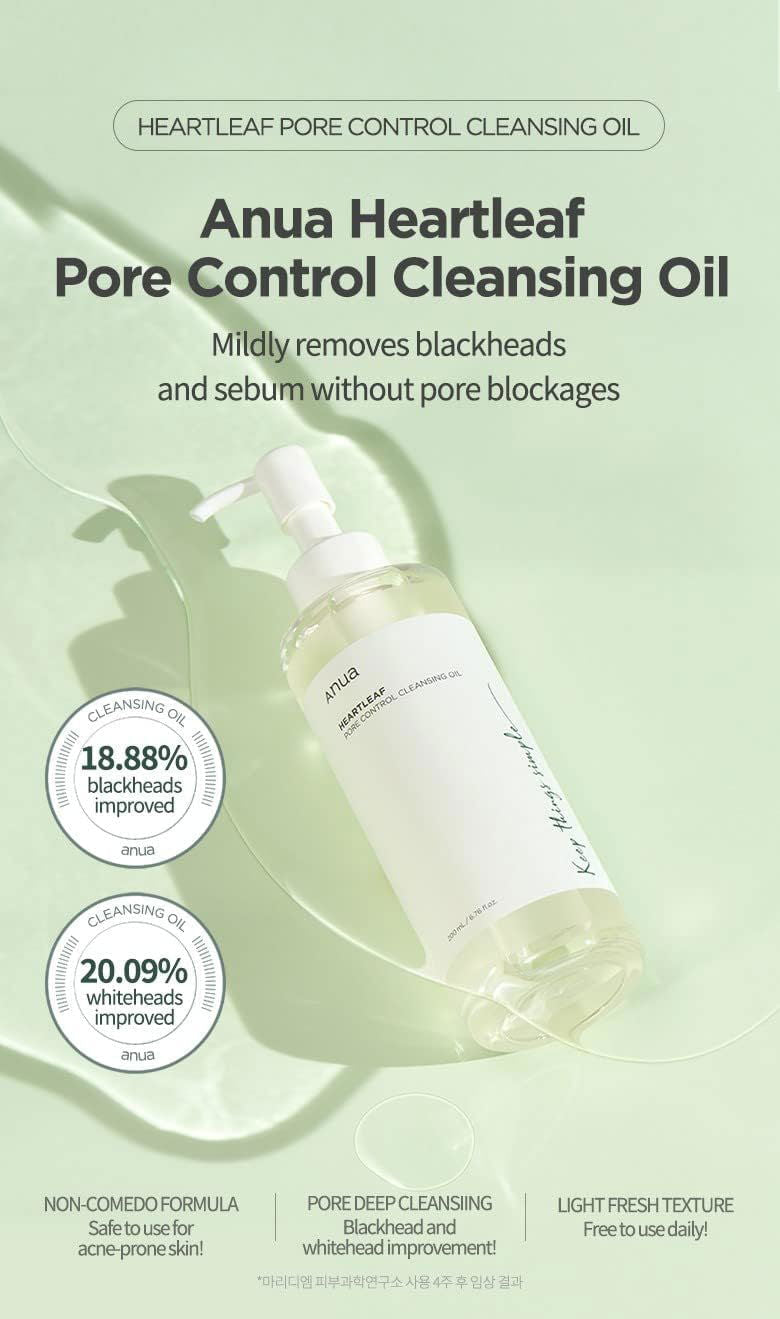 ANUA Heartleaf Pore Control Cleansing Oil - Miessential