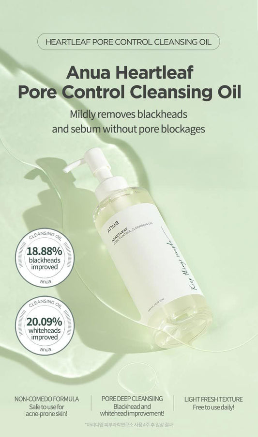 ANUA Heartleaf Pore Control Cleansing Oil - Miessential