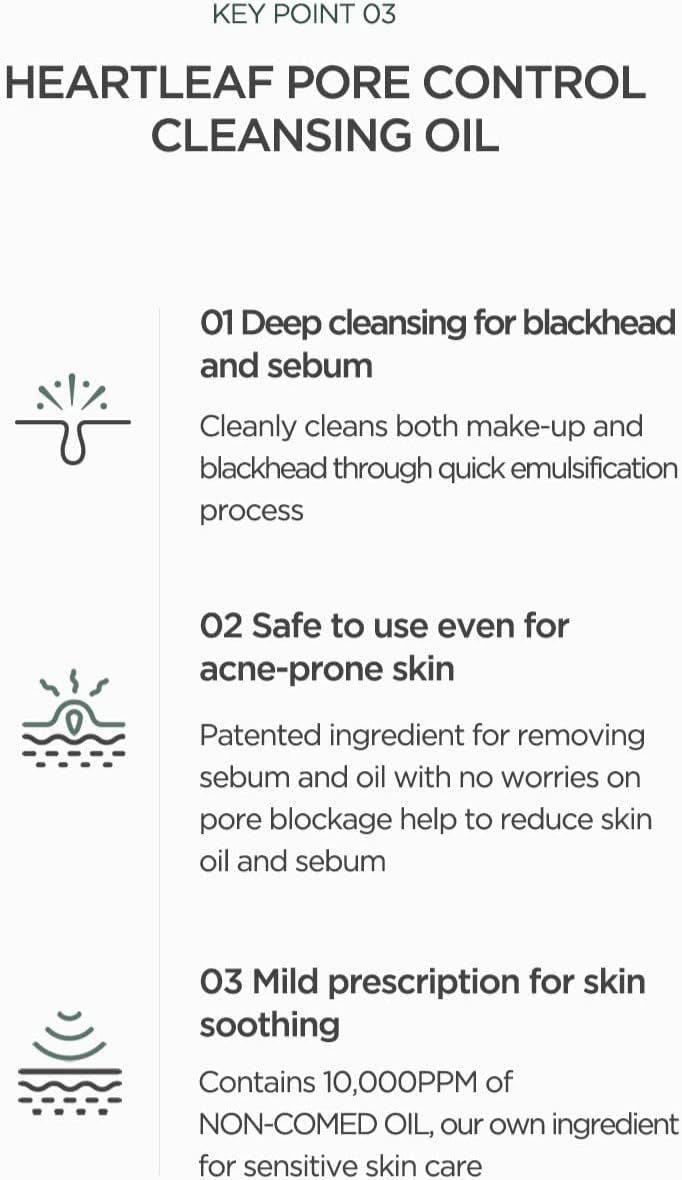 ANUA Heartleaf Pore Control Cleansing Oil - Miessential